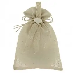 SACCHETTI RICAMATI PER BOMBONIERE AMELIE BAG MAXI CM.15X22