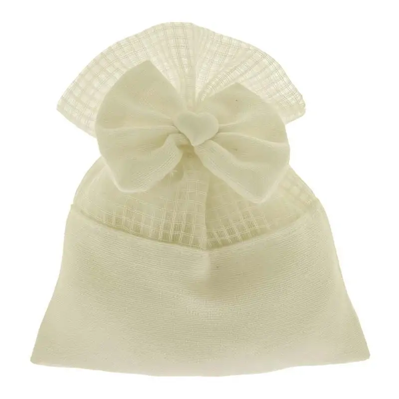 SACCHETTINO BOMBONIERE MORBIDO BAG CM.10X13 BIANCO