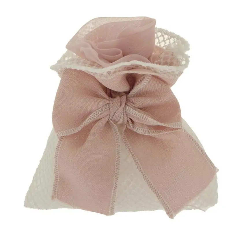 SACCHETTO BOMBONIERA TENEREZZA BAG CM.10X12 ROSA ANTICO