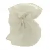 SACCHETTINI PER BOMBONIERE TENEREZZA BAG QUADRO CM.10 BIANCO