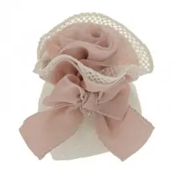 SACCHETTINI BOMBONIERE TENEREZZA BAG QUADRO CM10 ROSA ANTICO