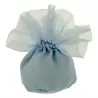 SACCHETTI PORTACONFETTI CIUFFO BAG PALLA CM.10 CIELO