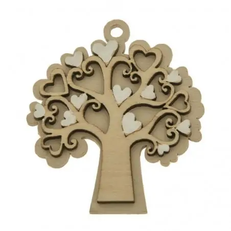 confezione 12 pz decorazioni bomboniere albero della vita in