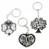 12 pezzi portachiavi albero della vita cuore e quadrifoglio