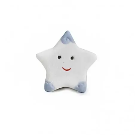 bomboniere nascita magnete stellina celeste in porcellana