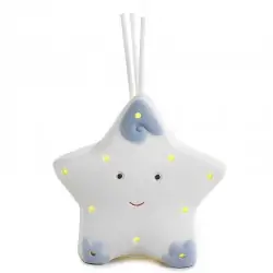 Profumatori in Ceramica Battesimo Bimbo Stella con Led