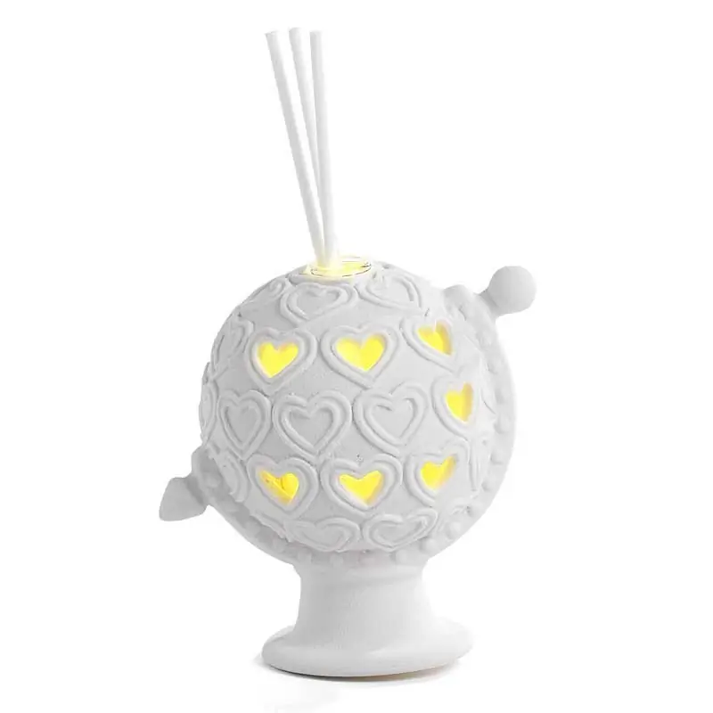 profumatori per ambienti mappamondo in porcellana con luce led