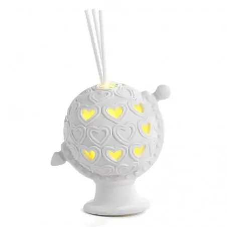 profumatori per ambienti mappamondo in porcellana con luce led