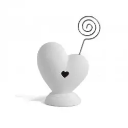 segnaposto cuore memoclip portafoto per matrimoni