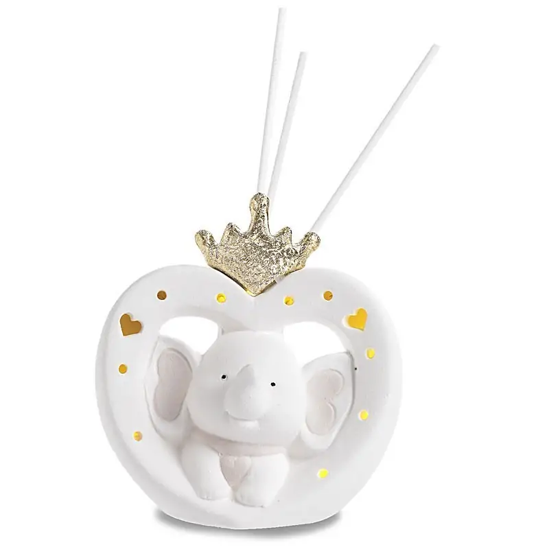 profumatori ambiente elefantino e corona con luce led