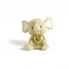 BOMBONIERE ELEFANTINO LANA/CUORE ORO 4.7 CM RESINA