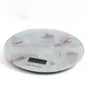 BILANCIA DA CUCINA DECORO FIORI 20CM IN VETRO