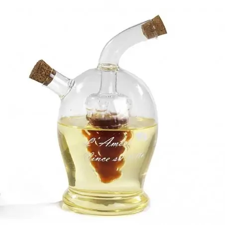 oliera bomboniera in vetro con frase idee originali per