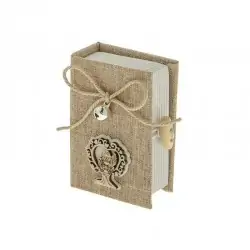 scatoline portaconfetti libro con albero e camapanella idee