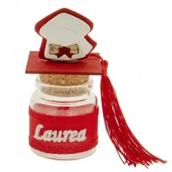 barattoli vetro decorati...