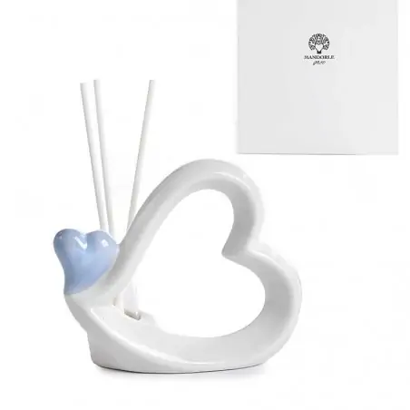 profumatori per ambiente in porcellana a forma di cuore