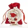 BOMBONIERE LAUREA PORTACONFETTI MAPPAMONDO TOCCO 8 CM. 