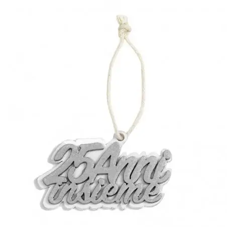 decorazioni bomboniere nozze argento 25 anni insieme