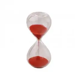 clessidra sabbia rossa bomboniere laurea fai da te