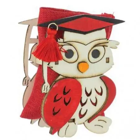 BOMBONIERA LAUREA SCATOLE FORMA GUFETTO PORTACONFETTI