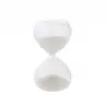 clessidra piccola bomboniera con sabbia bianca