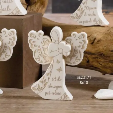 icona angelo con frasi bomboniere dolcicose