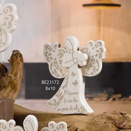 icona da appoggio angelo con frasi bomboniere dolcicose