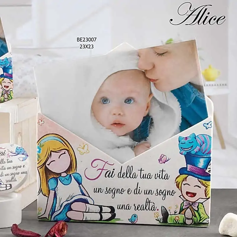 ALICE PORTAFOTO LETTERA 23X23