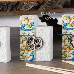 PROFUMATORE MAIOLICHE CON CUORE E ALBERO BOMBONIERE DOLCICOSE