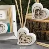 ELISA PROFUMATORE CUORE BIANCO CON APPLICAZIONE IN LEGNO 25°