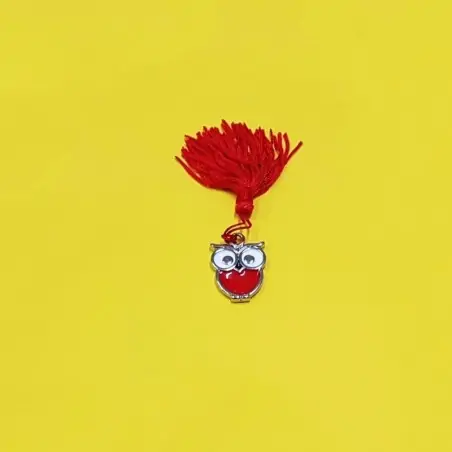 gufo rosso con nappa