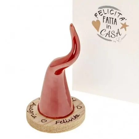 CORNETTO ROSSO C/BASE H.11,5 C/BOX 1/72