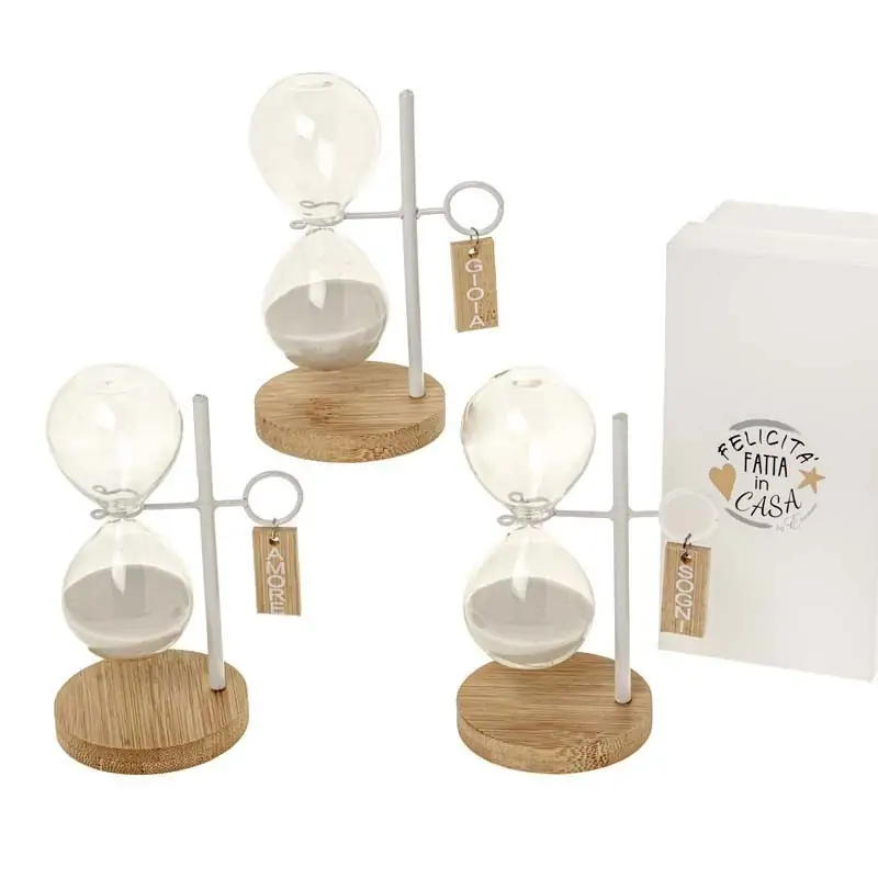 LUME CLESSIDRA H.12,5 C/BOX S/3 3/48