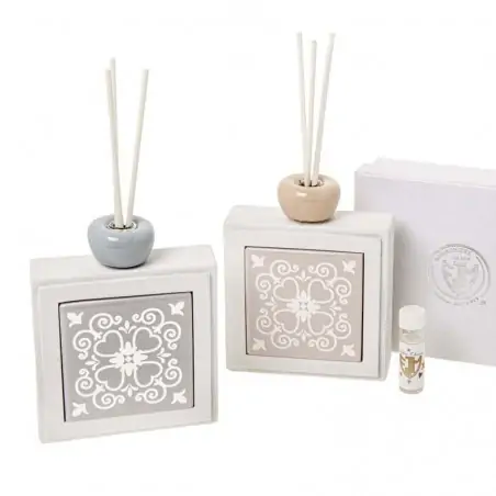 FLORAL DIFFUSORE CM.10X12 S/2 C/BOX 2/36