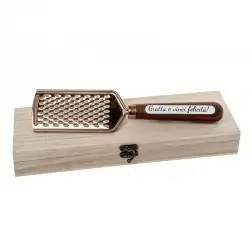 BRONZE GRATTUGIA CM.24 IN WOOD BOX