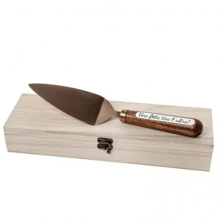 BRONZE PALETTA CM.27 IN WOOD BOX 1/36