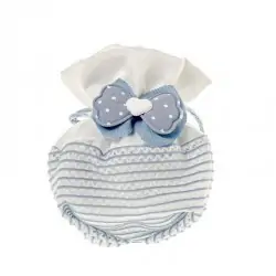 PAPILLON BAG QUADRO CM.10 CIELO