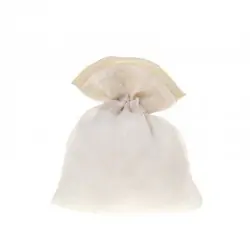 BICOLOR BAG CM.10X12 BIANCO