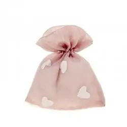 HEART BAG CM.10X12 ROSA...