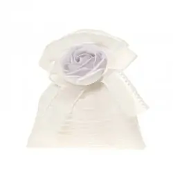 BOCCIOLO BAG CM.10X12 BIANCO