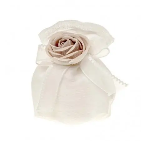 BOCCIOLO BAG QUADRO CM.10 BEIGE