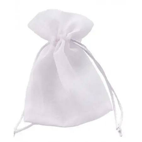 SACC.ORGANZA BIANCO 10x13CM