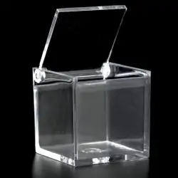 scatola quadrata in plex portaconfetti