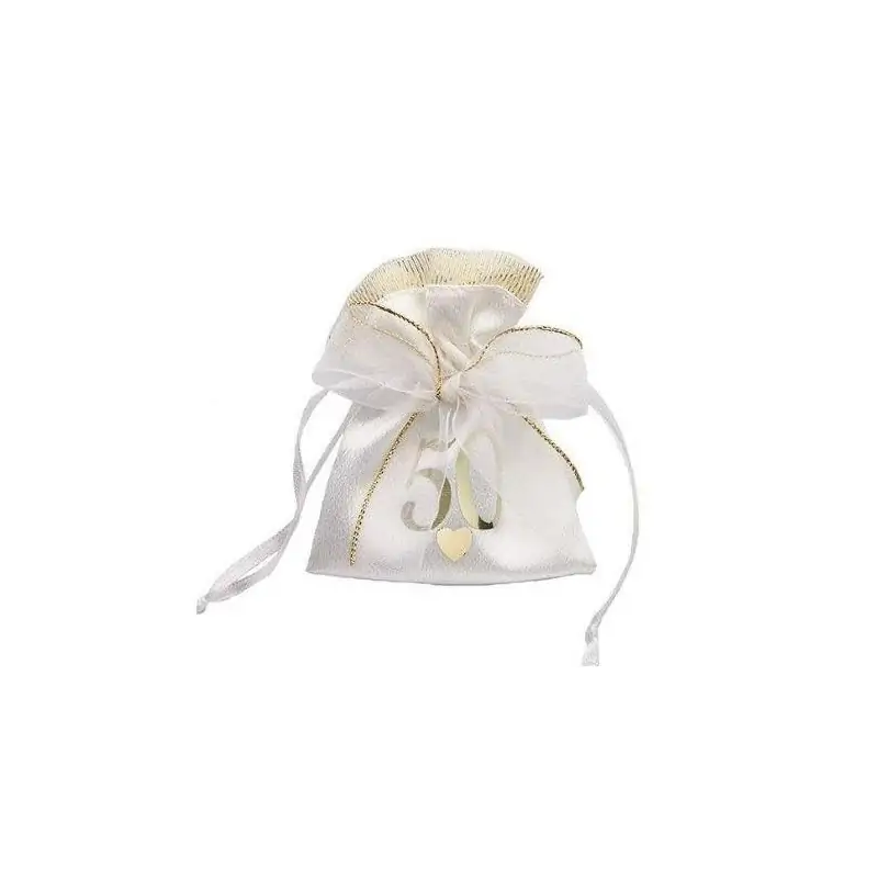 SACC.50°C/CUORE GOLD H.8x10CM