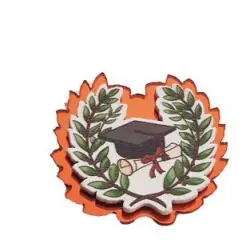 MAGNETE LAUREA CORONA 3.5CM