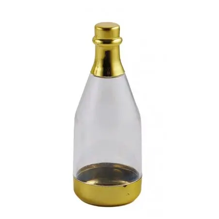 BOTTIGLINA PLASTICA GOLD 4x11CM