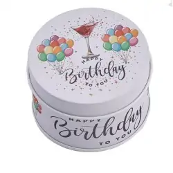 TIN BOX SMALL H.BIRTHDAY...