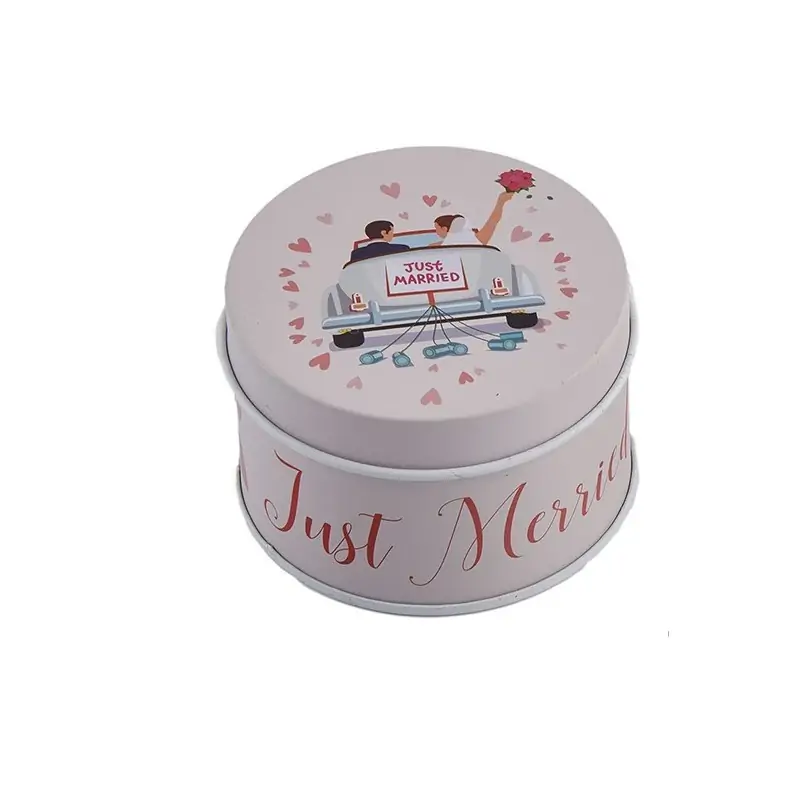 TIN BOX SMALL WEDDING 6.5x4.5CM