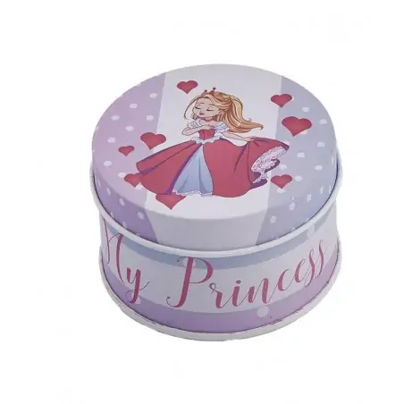 TIN BOX SMALL PRINCESS 6.5x4.5CM