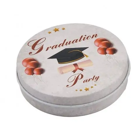 TIN BOX CANDELA LAUREA 8x2CM